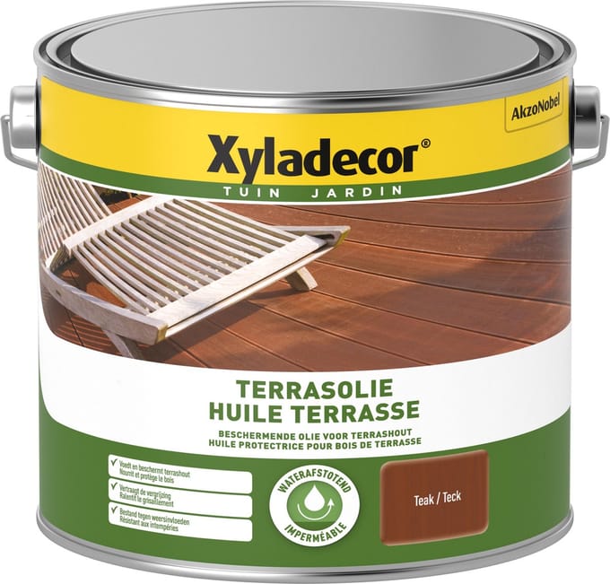 Xyladecor - Terrasolie - Teak - 2,5 L