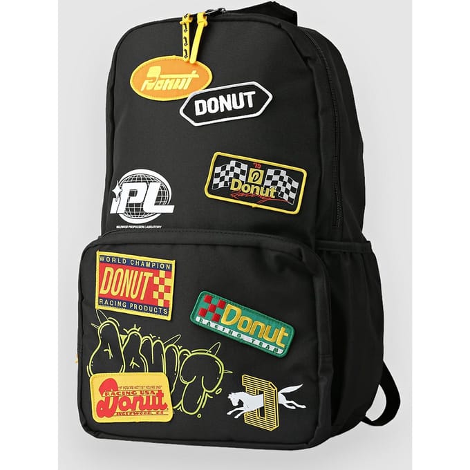 Donut Black Patch Rugzak zwart