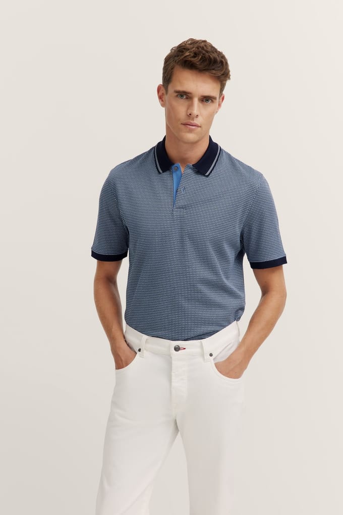Bugatti Herren Katoenen polo