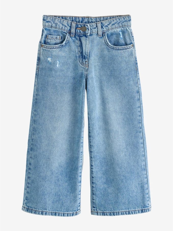 Next - Meisjes - Jeans met extra wijde pijpen - Blauw