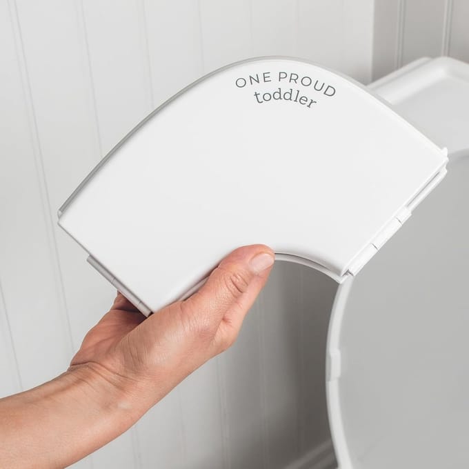 Reispotje Zitje - Compact Potje - Zindelijkheidstraining Onderweg - Antislip Vergrendelbaar - 346 x 295 cm - Wit