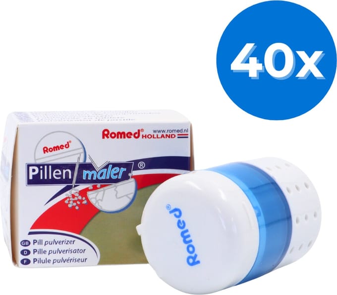 Romed pillenmaler - Set van 40 doosjes Romed
