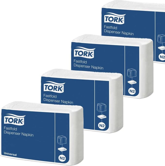 Tork Navulling dispenser servet TORK - 1200 stuks - Wit