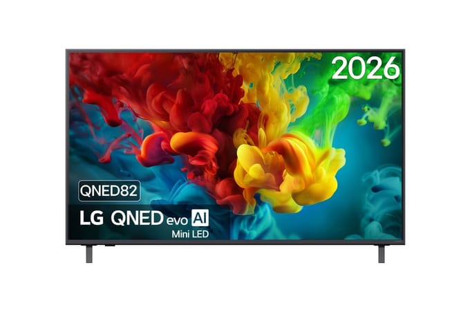 55 inch LG QNED evo AI QNED82 Mini LED 4K Smart TV 2026 - 55QNED82B6B
