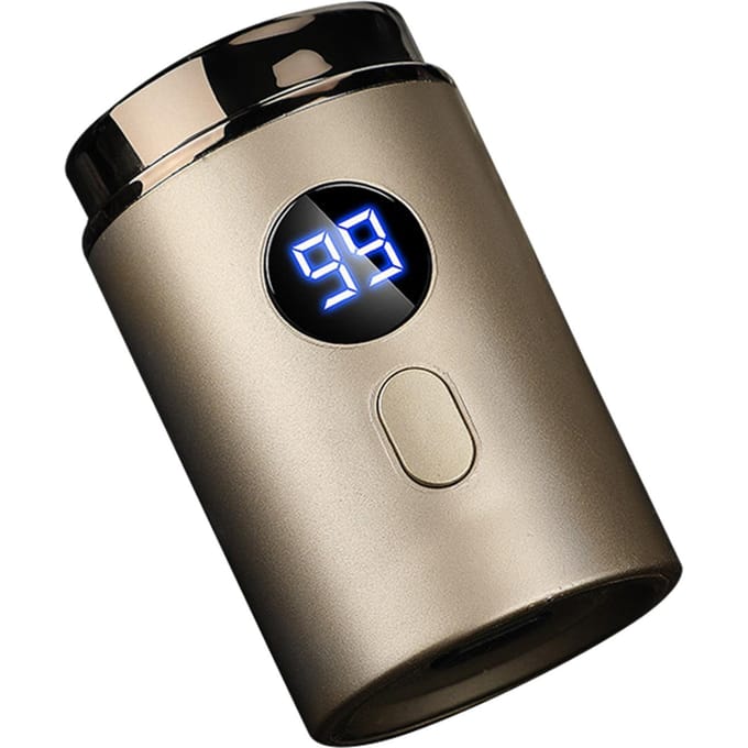 Mini rasoir électrique rechargeable pour lavage complet du corps, rasoir portable pour voiture de voyage or