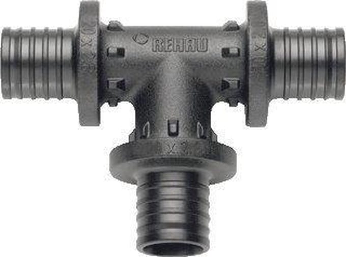 Rehau Rautitan T stuk PX verloopdoorgang 32x32x20mm