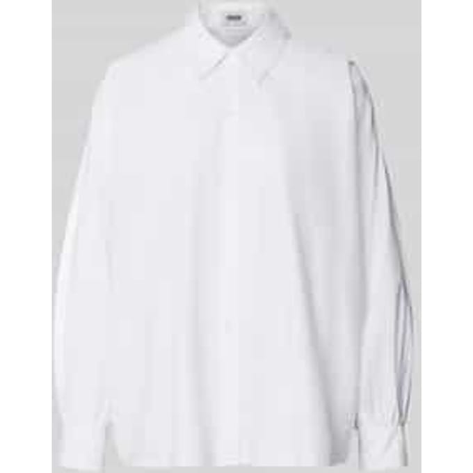 Relaxed fit overhemdblouse met knoopsluiting, model 'MOYALA'