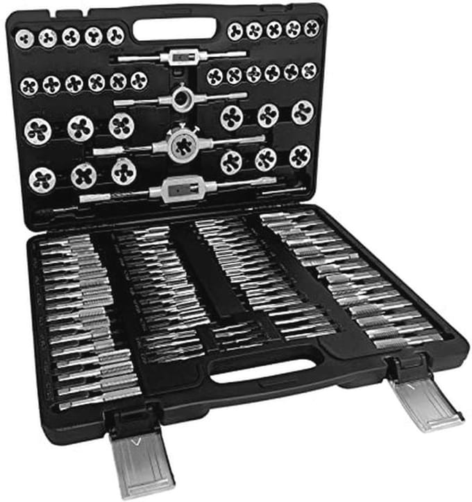Tappenset 110 stuks - Metrische draadtappen met schroefdraadmeter