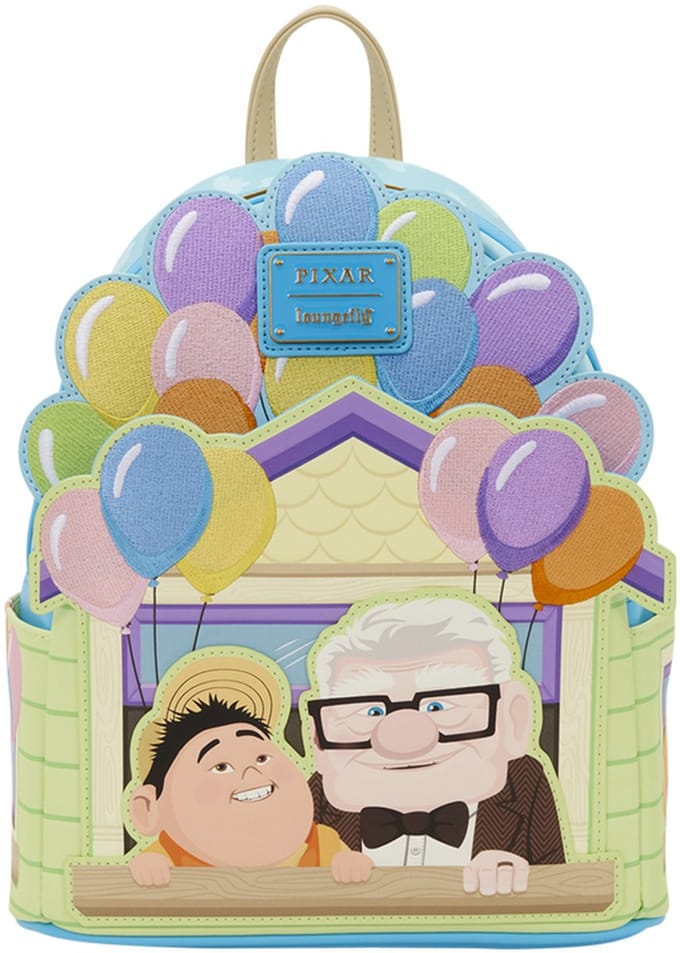 Loungefly Disney UP Carl & Russell Mini Rugzak – Ballonnen Design – Pixar UP – Disney Backpack