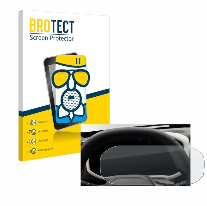BROTECT - Screenprotector voor Dacia Duster Tacho (2024) - Folie Beschermfolie Beschermglas matte
