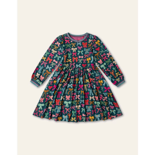 Oilily Djemma Jurk- maat152/12yr Deep Teal