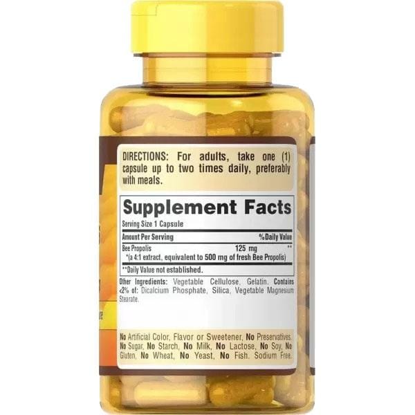 Puritan's Pride - Bijenpropolis 500 mg, 100 capsules