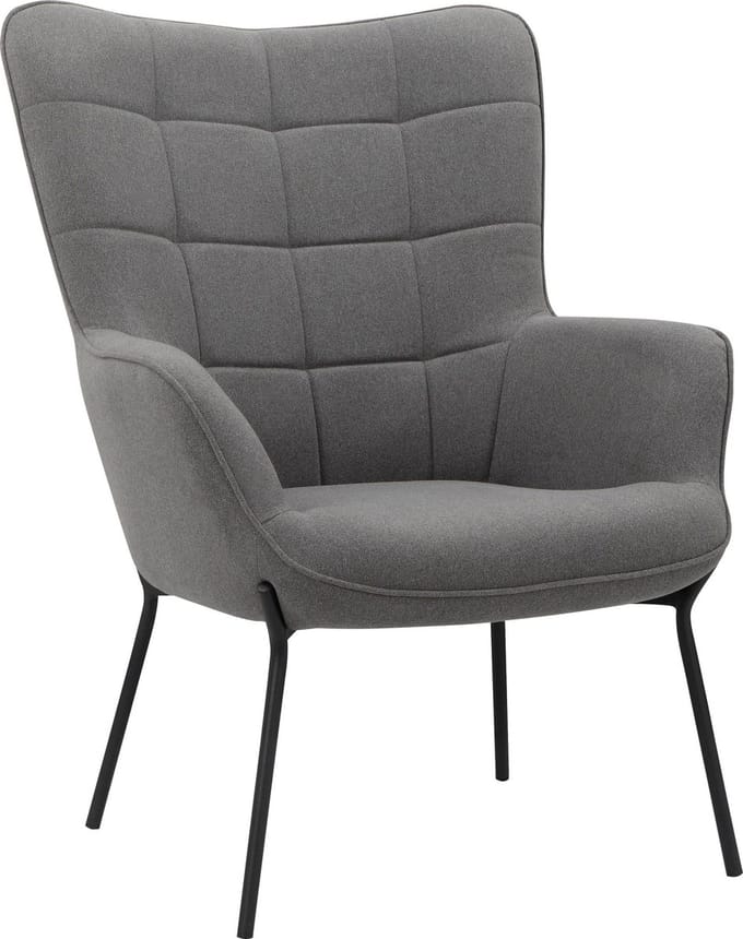 Boris-Loungestoel Antraciet Flavio