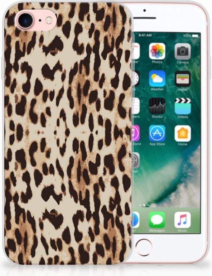 iPhone SE 2022 | SE 2020 | 8 | 7 TPU Hoesje Leopard