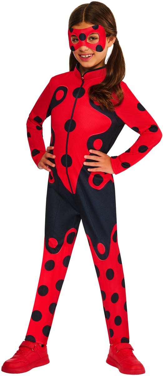 Miraculous Ladybug Kinderkostuum - Rubies - Maat 3-4 Jaar