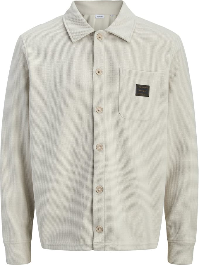 JACK&JONES - JJWAFFLE DAYTONA SWEAT OVERSHIRT - Heren - Vesten