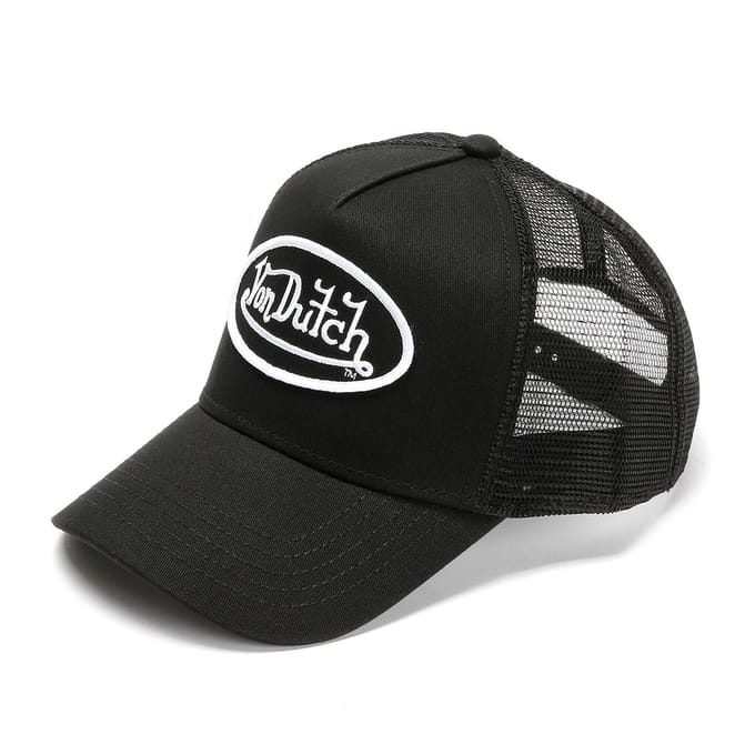 Von Dutch Staple Trucker Cap - Zwart- Dames, Zwart One Size