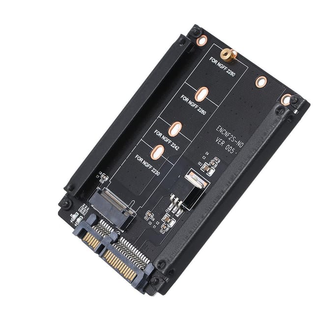 NGFF naar SATA-adapterkaart M.2 KEY BM SSD SATA3.0-converter Ondersteunt model 2230 2242 2260 2280
