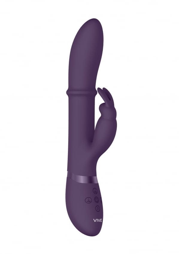 VIVE by Shots - Halo - Ring Rabbit Vibrator - Purple