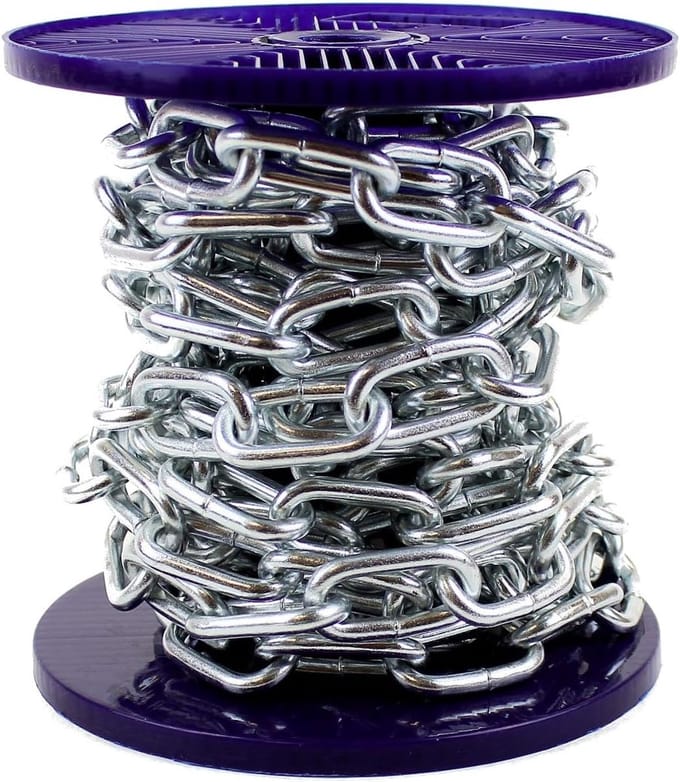 Zware gegalvaniseerde stalen ketting - Diverse diameters en lengtes