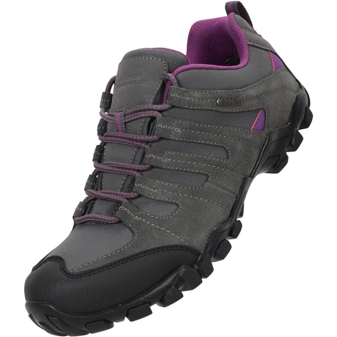 Mountain Warehouse Dames/Dames Belfour Suede Waterdichte Wandelschoenen (Grijs)