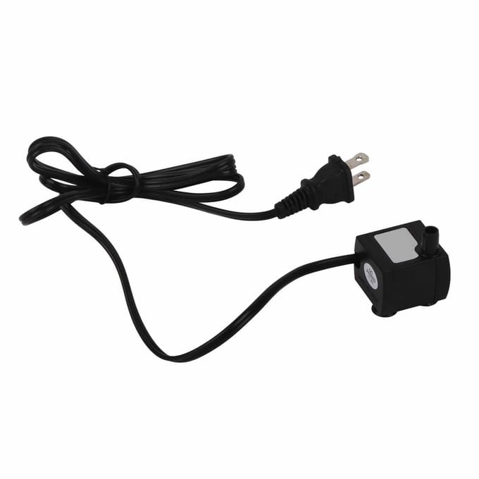 Dierenfontein Pomp IPX8 Waterdicht Verstelbaar Stille Mini Dompelwaterpomp voor Katten gray