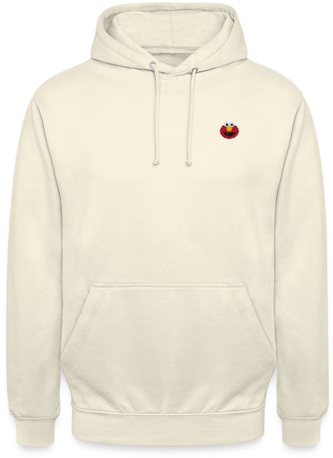Sesamstraat Elmo Borduurwerk Hoodie Unisex