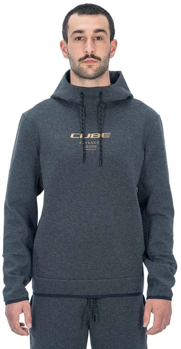 Cube Advanced Hoodie Grijs M Man