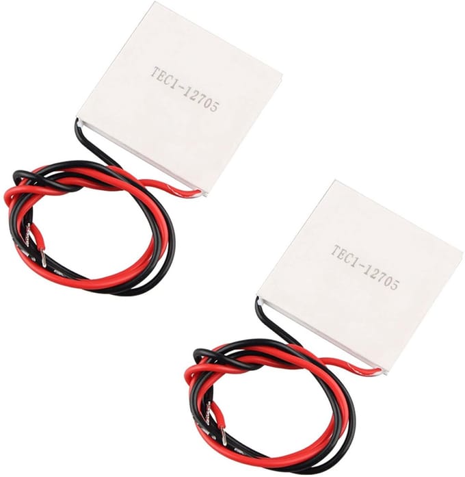 2 Stks TEC1-12705 Thermo Elektrische Koeler Module 40x40mm 12V 45W