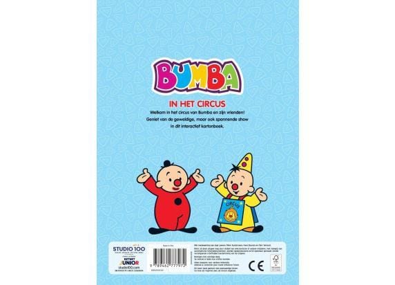 Studio 100 Bumba - In het circus Kartonboekjes Baby- en peuterboeken
