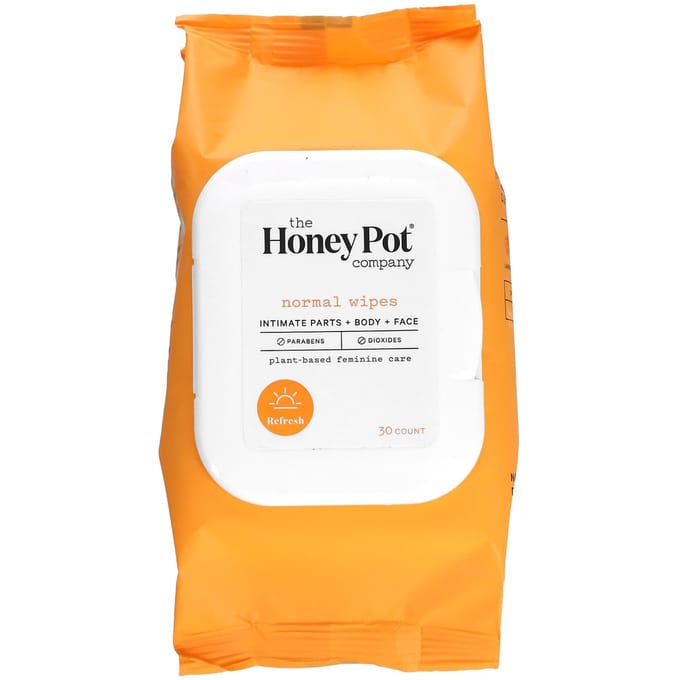The Honey Pot Company, Gewone Doekjes, Geurloos, 30 Stuks orange