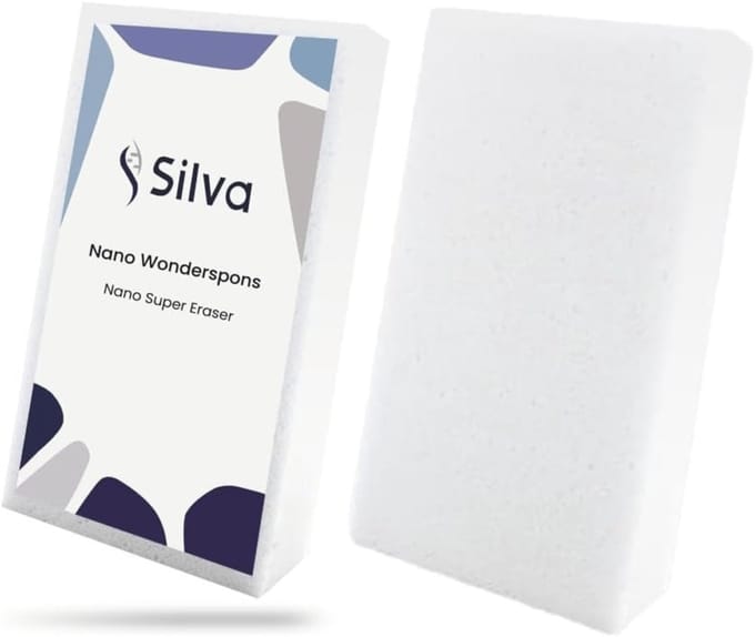 Silva - Nano Wonderspons - Melamine Spons - Schuurspons - 1 stuk