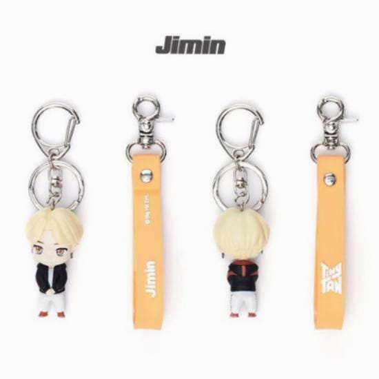 BTS TinyTAN Figuursleutelhanger Mic Drop gray