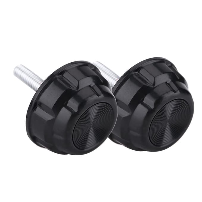 Lot de 10 bouchons à vis pratiques et durables avec joints pour poignée de moulinet de pêche gray