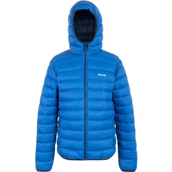 Regatta Heren Marizion gewatteerde jas met capuchon (Blauw)