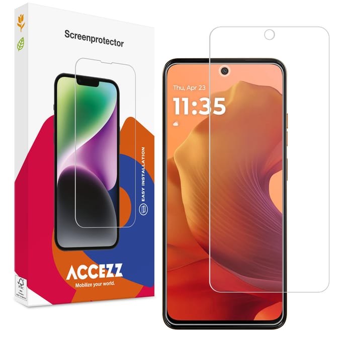 Accezz Screen Protector - Geschikt voor Motorola Moto G57 Power - Gehard Glas Screenprotector