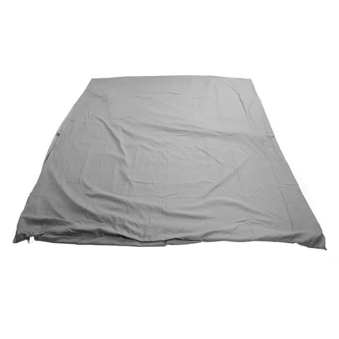 200x210cm Slaapzakvoering Herbruikbare Reis Camping Zak Lakens Hotel Scheidingslaken voor Zaken gray