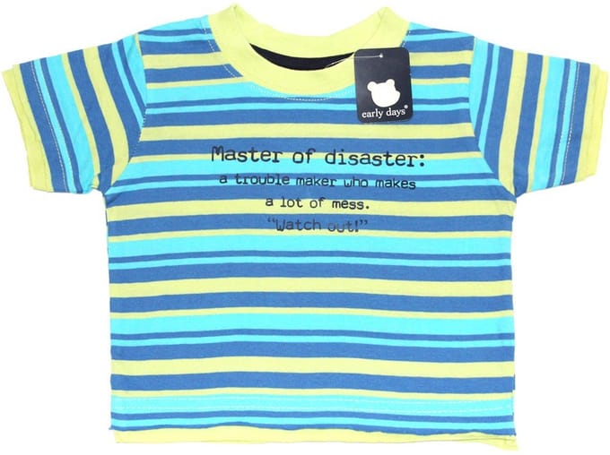 Kleurrijk gestreept T-shirt