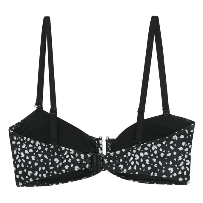 Regatta Dames/Dames Aceana III Polka Dot Bikini Top (Zwart/Wit)