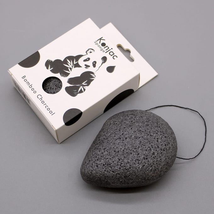 Traanvormige Konjac Spons - Bamboe Houtskool - Antibacterieel