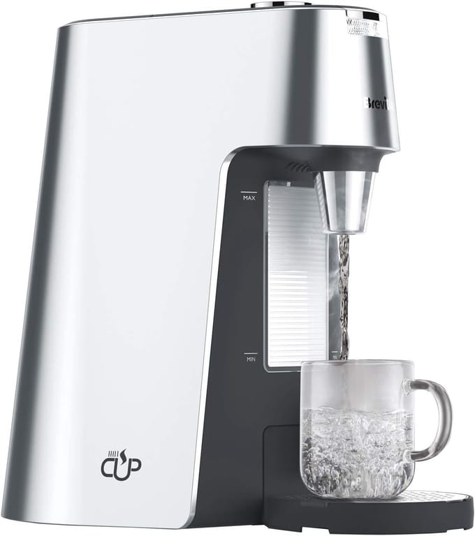 Heetwaterdispenser - Waterkoker - Direct heet water - Variabele waterdosering - 2 liter - Zilver