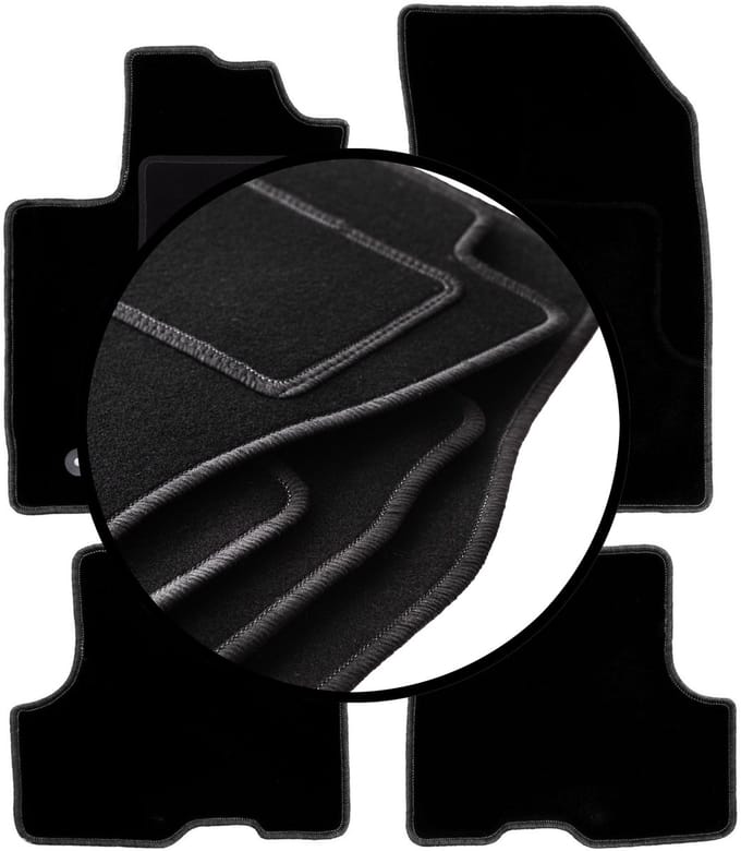 Complete set veloursmatten voor: Dacia Sandero II FL hatchback (2018-2021)