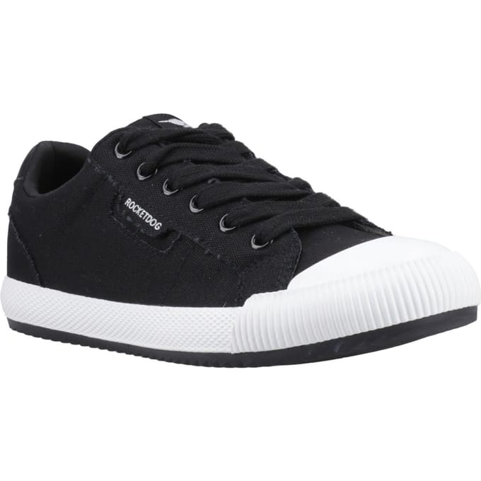 Rocket Dog Cheery Low Dames Zwarte Sneakers Van Katoen