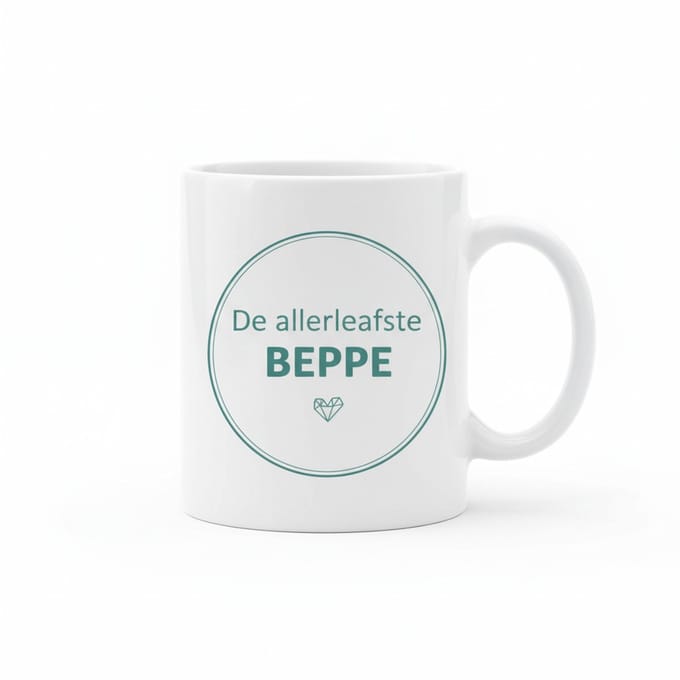 330ml 'De Allerleafste Beppe' Mok – Lieve Koffiemok voor Grootmoeders – Perfect Cadeau voor Liefdevolle Beppe
