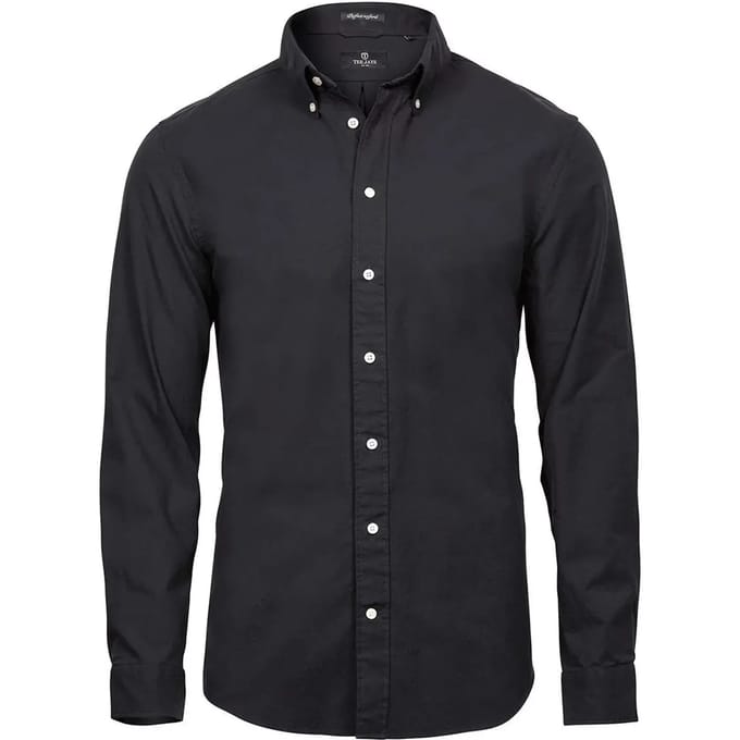 Tee Jays - MenÂ´s Perfect Oxford Shirt - Black maat M