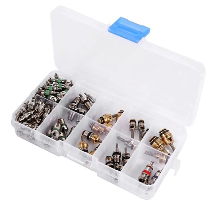 Golden crown - 102 Stuks A/C R134a/R12 Koelband Valve Tool Kit - Auto