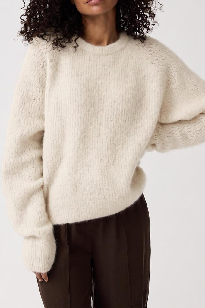 Alchemist Sesame Pullover Wool White Maat: XS | Sweaters Outlet | Dames | Wit