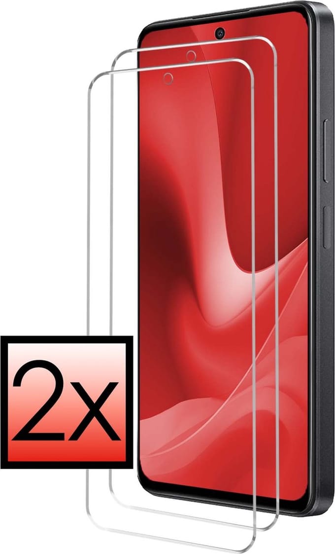 Screenprotector - 2 Stuks - Geschikt voor OPPO A79 - Extra Sterk - Beschermglas - Gehard Glas - Tempered Glass - Screen Protector - Bescherm Cover