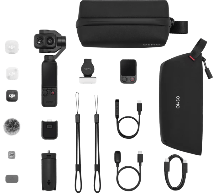 DJI Osmo Pocket 4P (Pro) Creator Combo Zwart