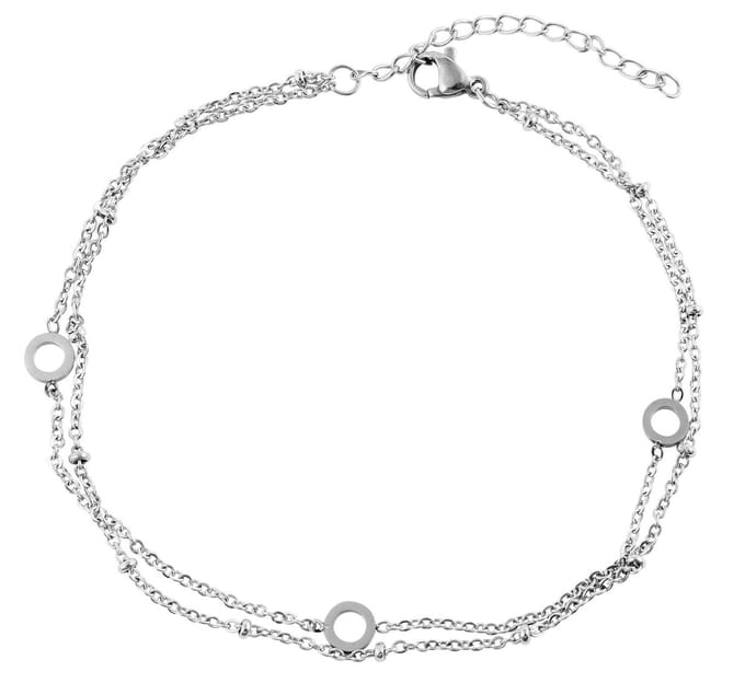 AKZENT Akzent dames enkel­sieraden Kanita, duurzaam